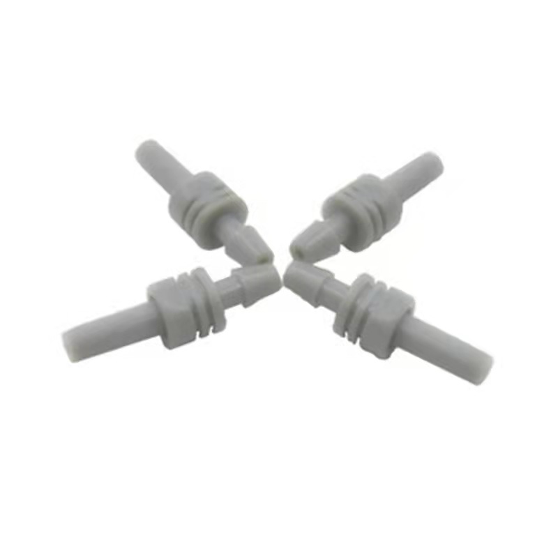 Conectores de tubo de línea aérea, válvula en línea de plástico para Omron, tonómetro de brazo automático, esfigmomanómetro, manguito de presión arterial, manguera de aire
