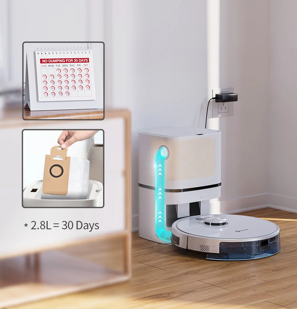 NEATSVOR S600 odkurzacz robot automatyczna stacja zbierająca kurz mopem inteligentny odkurzacz do domu nawigacja LDS 6000Pa ssanie