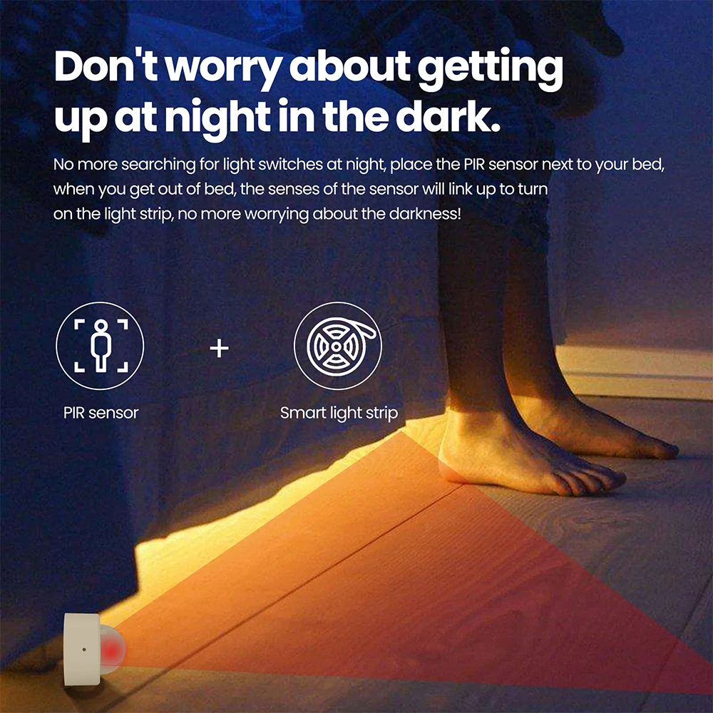Detector de Sensor de movimiento PIR 2 en 1 Tuya ZigBee, Detector infrarrojo inalámbrico, Sensor de alarma antirrobo de seguridad con Lux brillante Smartlife