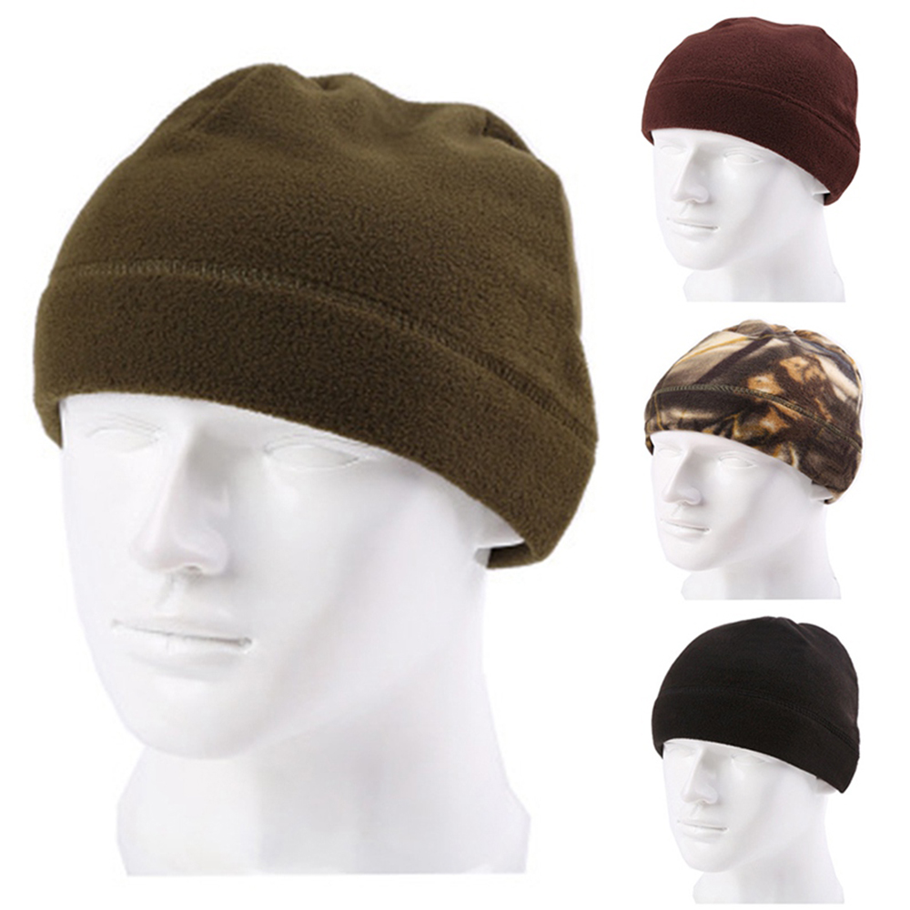 Gorro deportivo de lana para exteriores, pesca, ciclismo, caza, militar, táctico, para hombres y mujeres, cálido, a prueba de viento, para invierno, Camping, senderismo