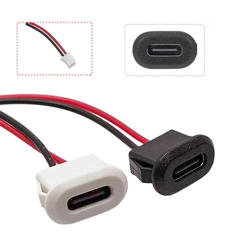 5 個 USB 2.0 直接圧力溶接ワイヤタイプマザーランプおもちゃの充電ポートテーブルランプ精密機器の充電ポート