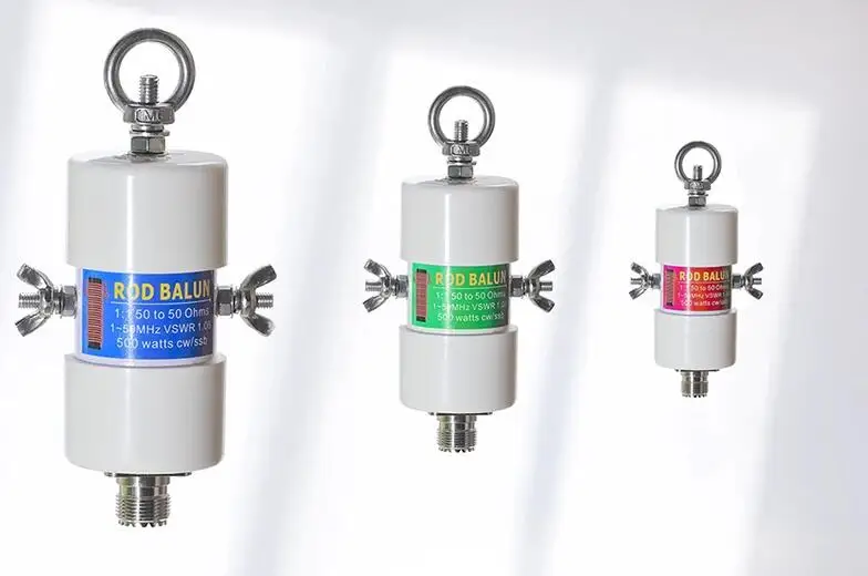 1-50MHz 500Watt HF Balun DIY Antena à prova d'água Balun de tensão 1:1 Balun com conector UHF fêmea (SO-239)