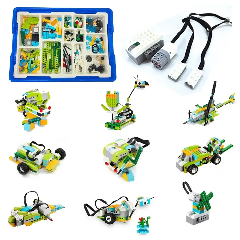 WeDo 2.0 การศึกษา FunctionsParts ใช้งานร่วมกับ 45300 Core ชุด Building Blocks DIY ของเล่นคริสต์มาสของขวัญ