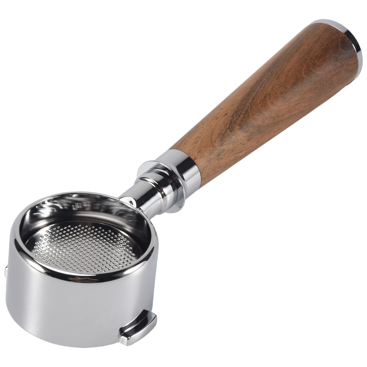 51mm Portafilter for Delonghi ECP3420/EC155/BCO430/EC260, 51mm Bottomless Portafilter 2 Ears Handle Replacement Parts