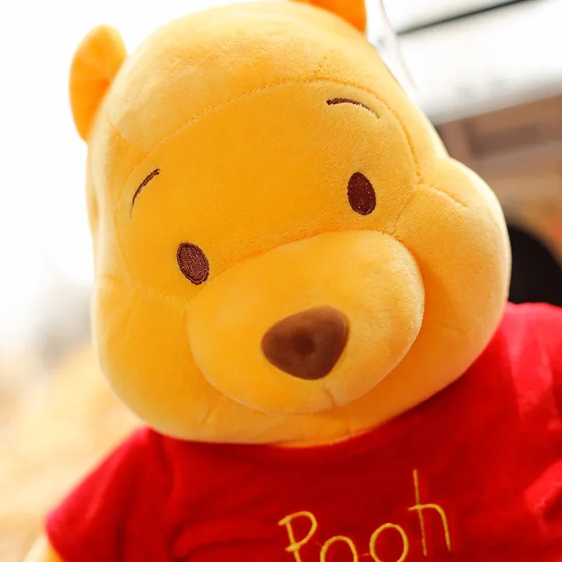 25-45cm Disney Kubuś Puchatek Pluszowe zabawki Miękkie wypchane Kawaii Anime Elf Doll Cartoon Pooh Bear Pluszowa lalka Prezent urodzinowy dla chłopców