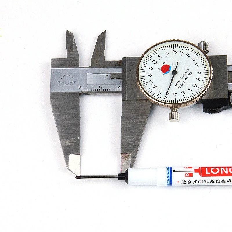 6 ชิ้น/เซ็ต 20 มม.หลุมลึกยาว Nib เครื่องหมายสําหรับโลหะ Perforating ปากกากันน้ําห้องน้ําไม้ตกแต่งอเนกประสงค์