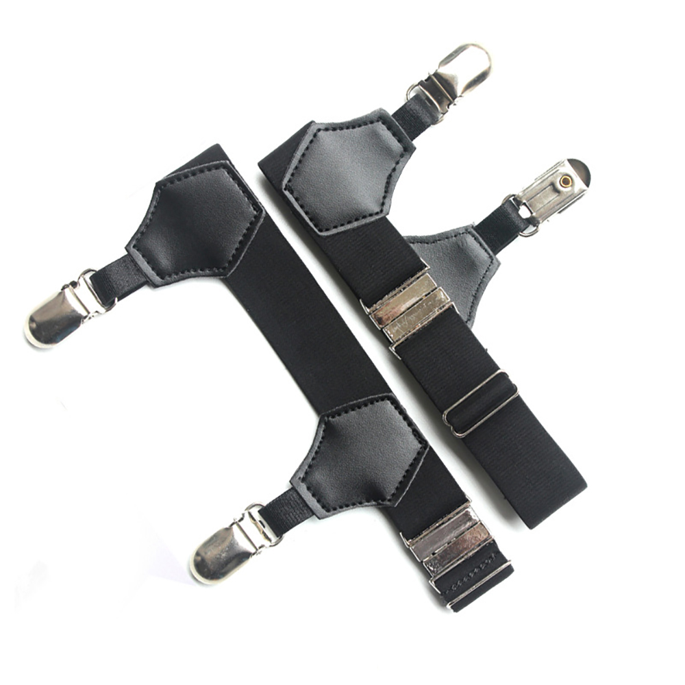 Zwarte Verstelbare Jarretels Bretels Elastische Riem Hold Up Antislip Clip JK Sokken Vallen Van Sok Voor Vrouwen Mannen accessoires