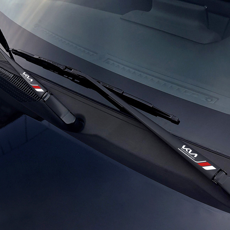 車のウィンドウワイパーステッカー,クリスタルエンブレム,車の装飾,キアソウル,ソレート,k2,k5,ピカント,オプティマ,スポーティ,セラト,2個