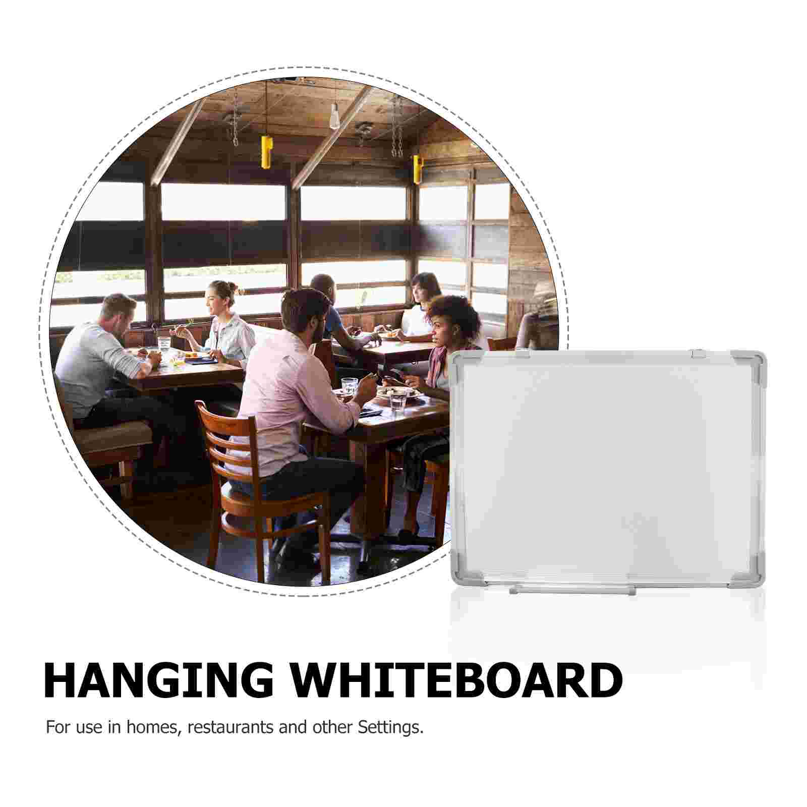 Pizarra blanca plegable para colgar en la pared para el hogar, escuela, tablero grande de borrado en seco con marco de aluminio, suministros de presentación, Mini blanco