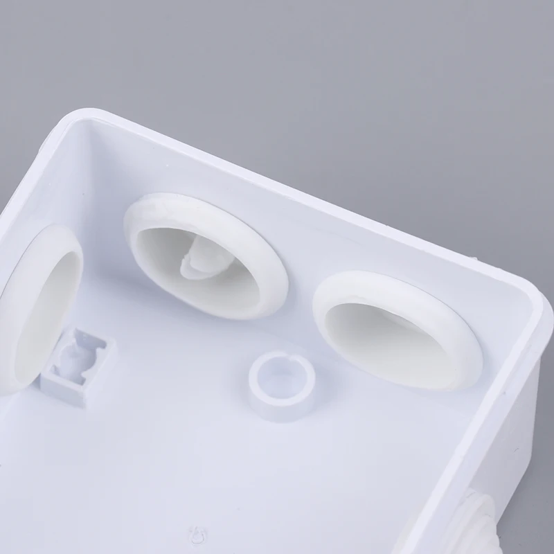 Ramo di cavo di collegamento bianco Scatola di giunzione per custodia di alimentazione impermeabile IP65 fai-da-te Scatole di controllo elettriche per guscio di filo interno