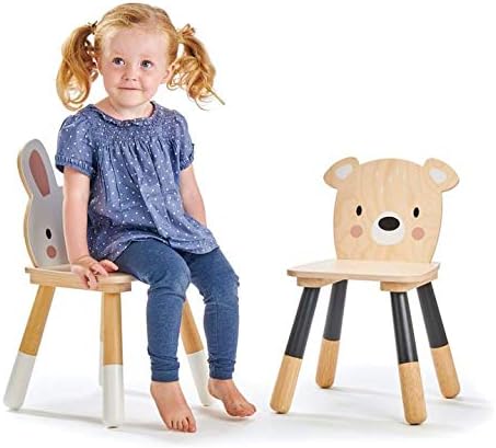 Leaf Toys - Forest Table and Chairs - Adorable Kids Size Art Play Game Table and Chairs - Made with Premium M