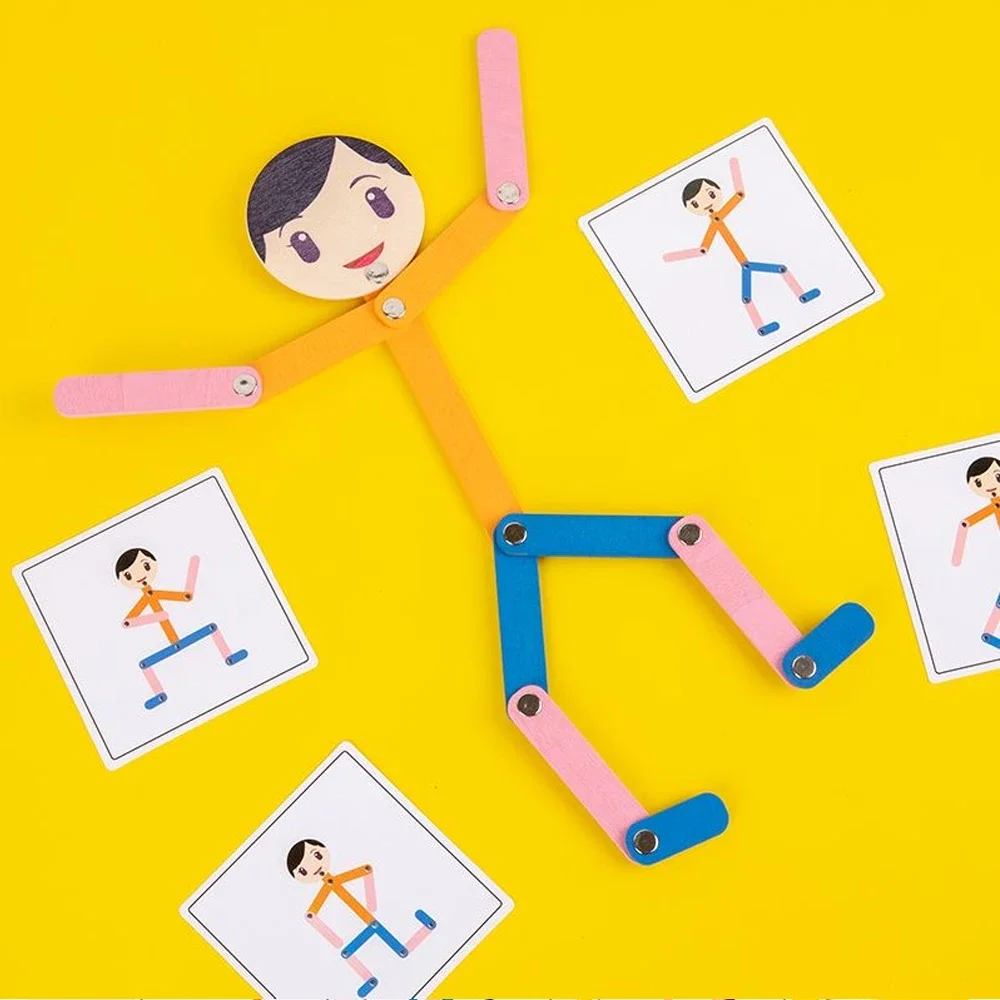 กีฬาไม้วัสดุ DIY ของเล่นปริศนาบอร์ดเกมการศึกษาการเรียนรู้ของเล่นเด็กก่อนวัยเรียน Fine Motor Training