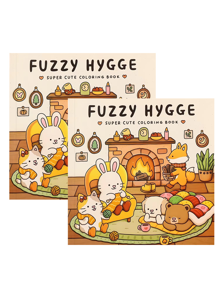 Cozy Japan: Cute Coloring Book for Adults and Teens with Charming Characters and Delightful Japanese Scenes for Relaxation