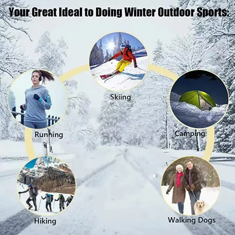 Windproof Earmuffs Men Women's Ear Warm Protector Winter Warm Fleece Earmuff Thicken Plush Outdoor Cycling Warmer Soft Ear Muffs