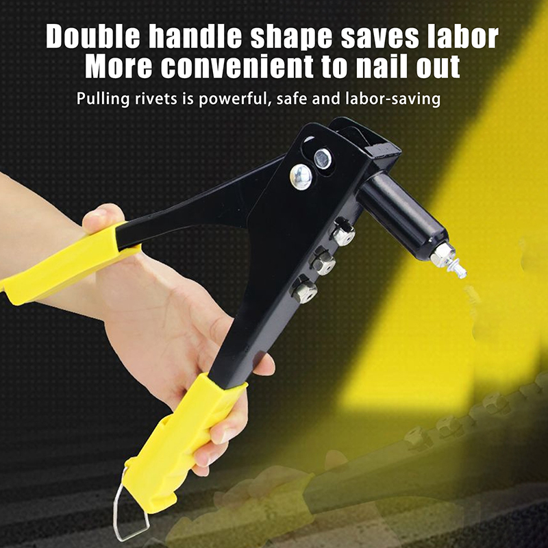 Zware Klinkhamer Set, Pop Klinknagel Pistool En 150 Stuks Blindklinknagels Assortiment Kit Handgereedschap Klinknagel Moer Tool
