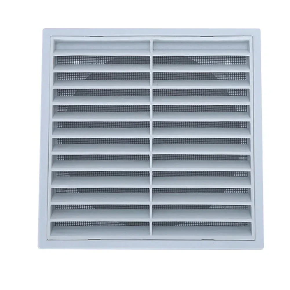 Solução de ventilação confiável, grade resistente, saída de ar, material pp durável, proteção para vermin e roedores, branco