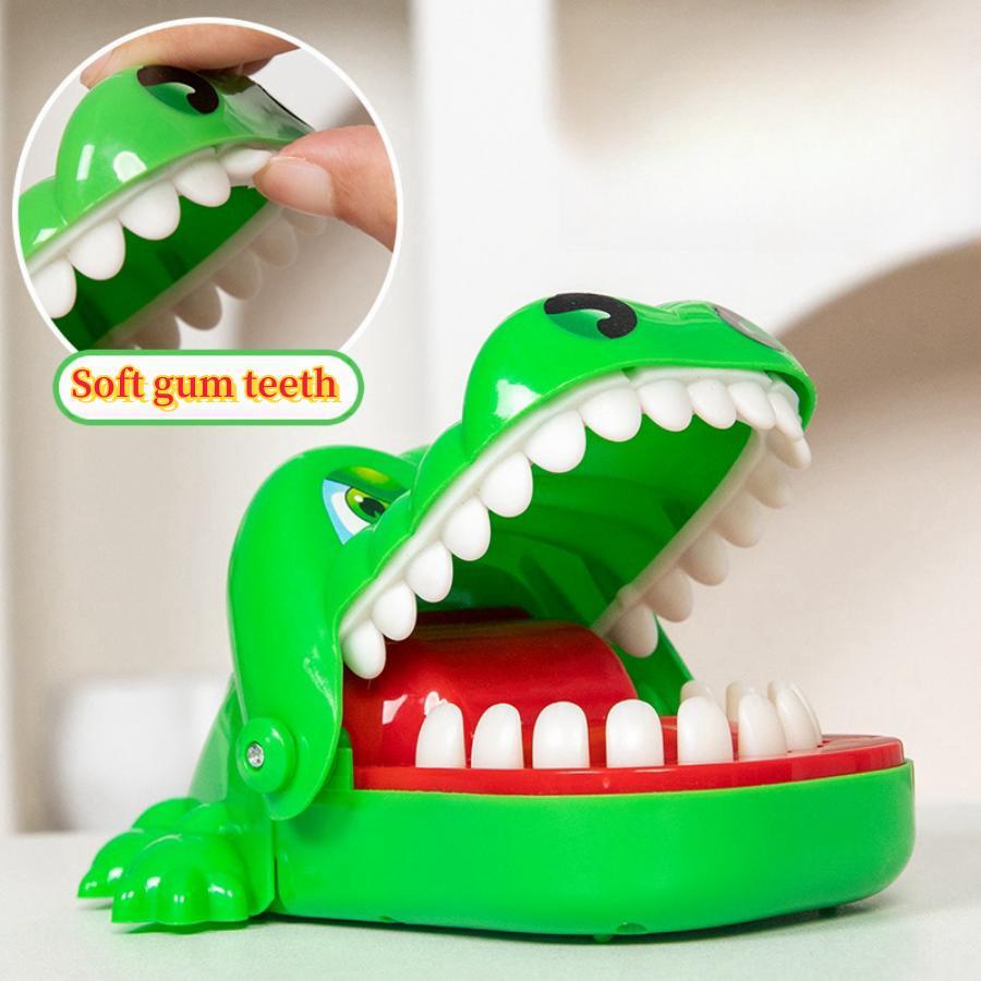 Crocodile Teeth Toys Game for Kids Crocodile Biting Finger Dentist Games Funny Toys for Children Adult Stress Relief Prank Toys