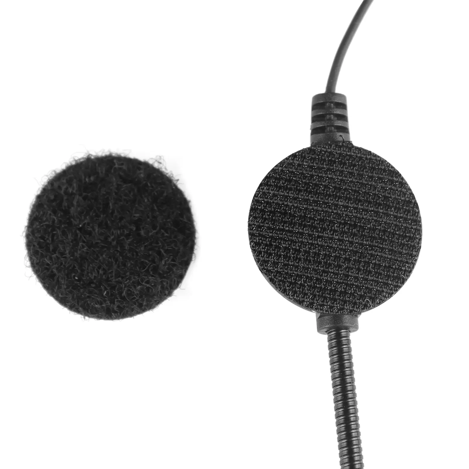 Capacete de motocicleta com alto-falante, microfone, clipe opcional e base, plugue tipo C, fone de ouvido para EJEAS V6 PRO