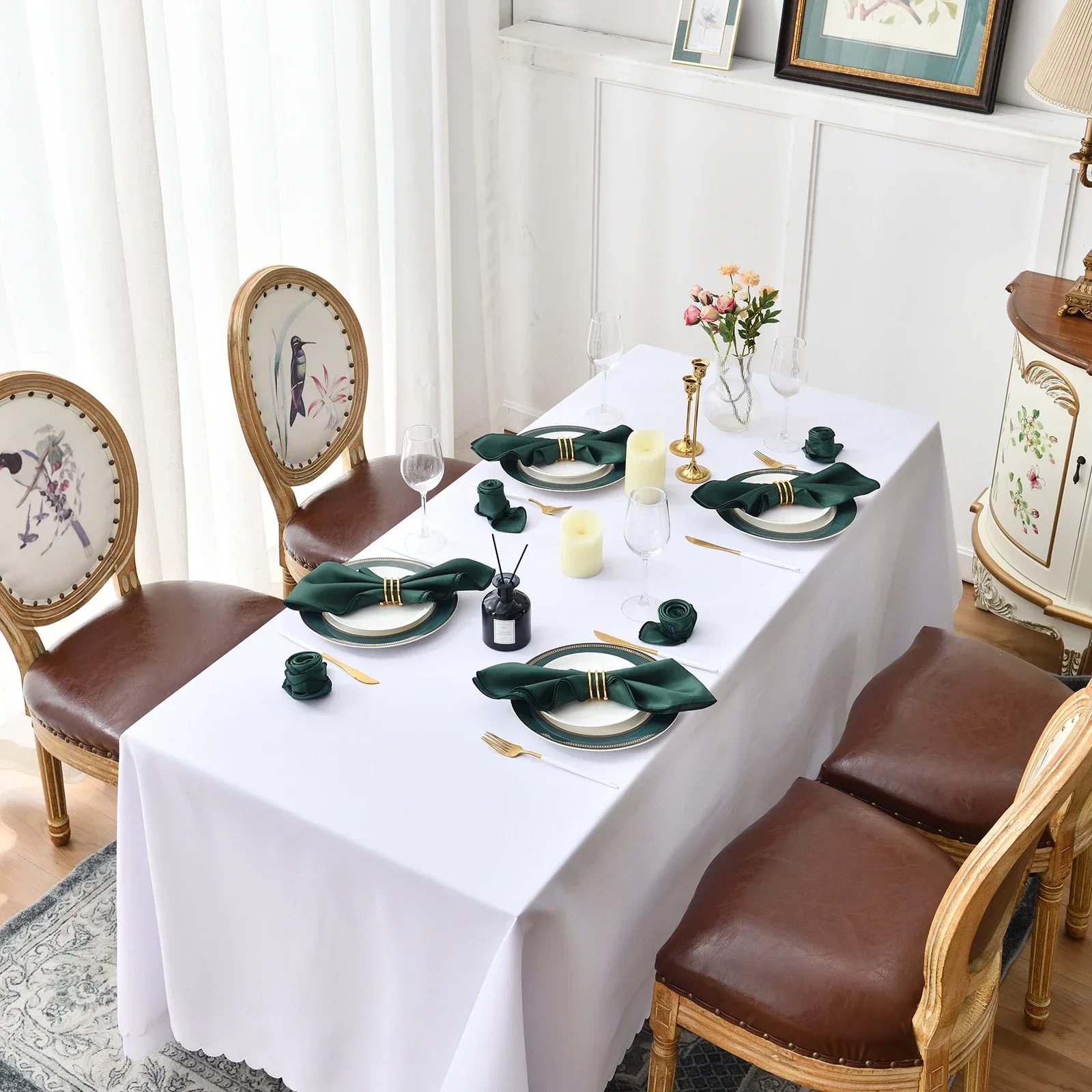 12 Chiếc 30X30cm Satin Bàn Khăn Ăn Mềm Mại Khăn Tay Lãng Mạn Tiệc Bàn Vuông Khăn Ăn Bữa Tiệc Tối Trang Trí