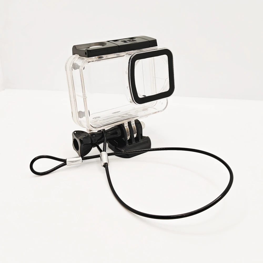 Cordón de acero inoxidable cuerda antipérdida para GoPro Hero 13 12 11 10 9 8 Insta360 X5 X4 DJI OSMO Action 5 PRO/4 accesorios de cámara