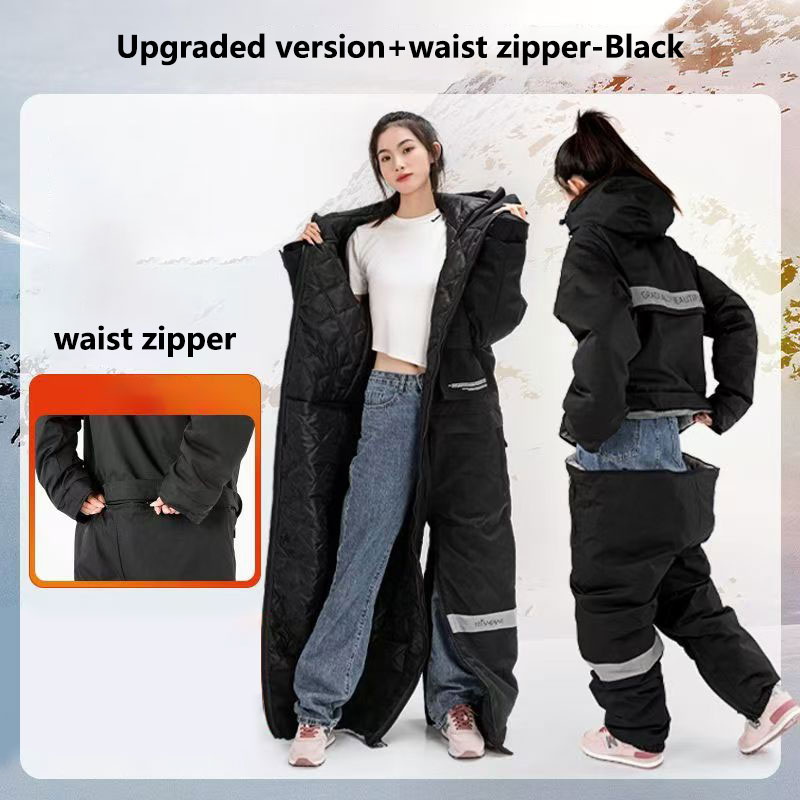 Motorradfahren Kalte Kleidung Winter Warme Winddichte Kleidung Integrierte Schnell Dressing Ski Angeln Anzug Motorrad Ausrüstung