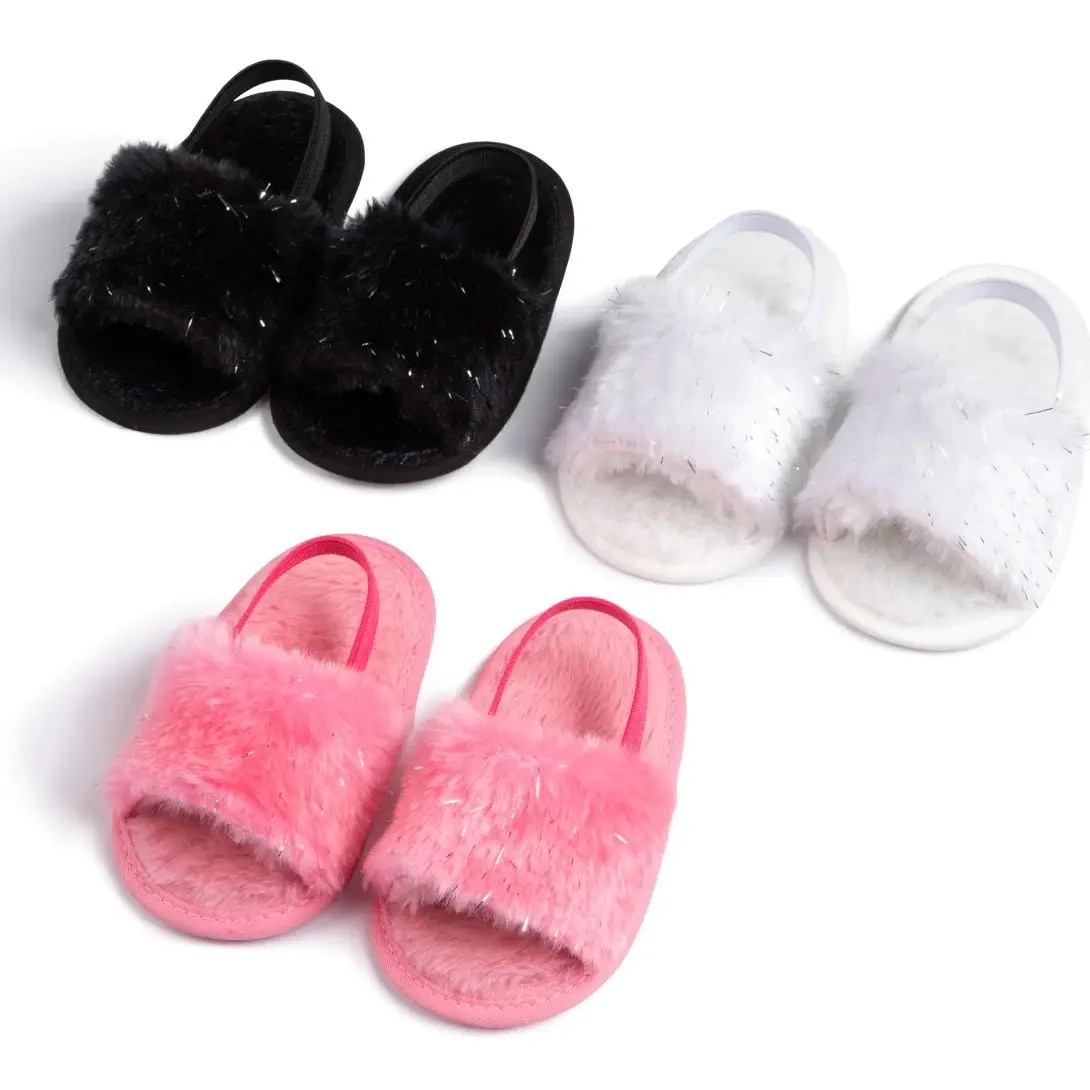 Meckior-赤ちゃん,男の子,女の子用の柔らかい滑り止めスリッパ,新生児用のふわふわの靴,最初のステップ,幼児用の綿のスリッパ