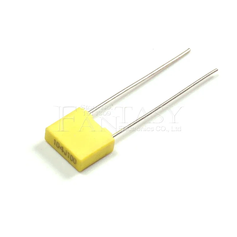 20 piezas película plástica de seguridad de polipropileno 100V 1nF ~ 470nF 100nf 220nf 10nf 47nf 22nf 1nf 0,47 uf 0,1 uf 330nf condensador de corrección