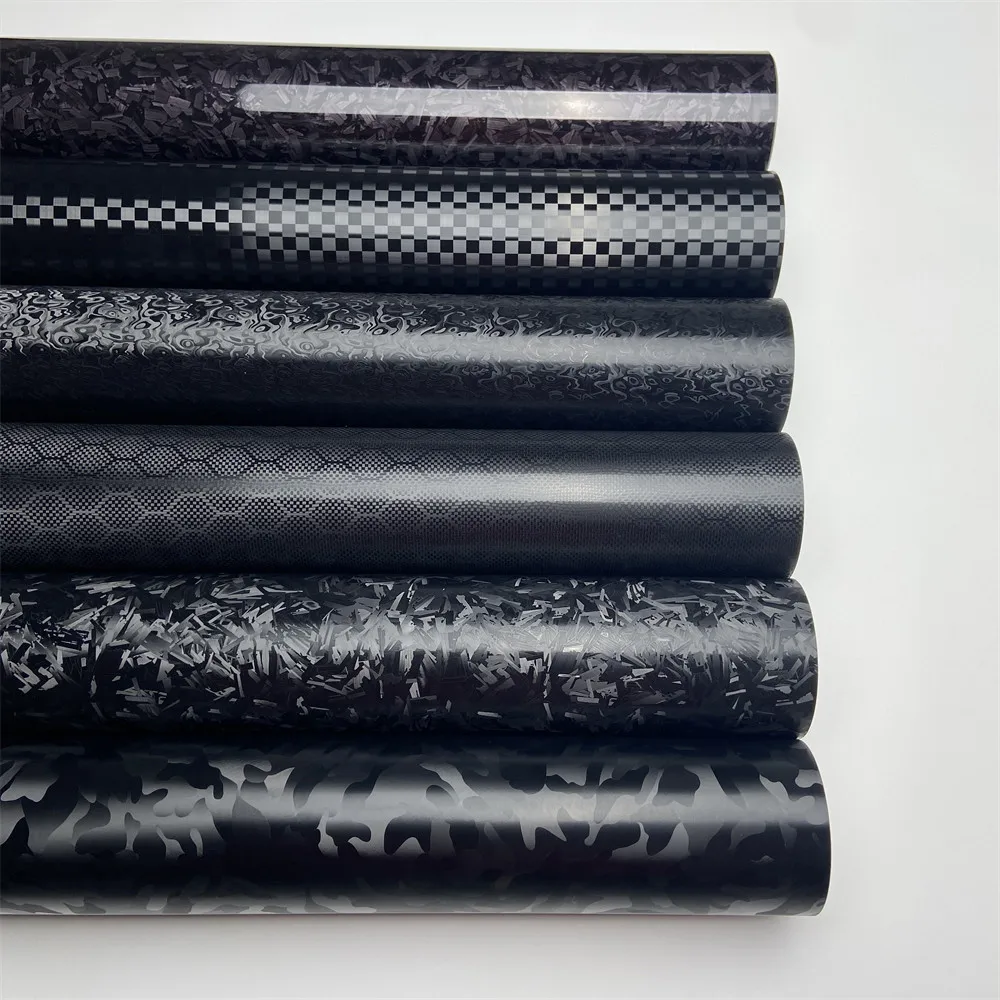 Premium Schwarz Geschmiedete Carbon Faser Vinyl Auto Body Wrap Film Für Fahrzeug Motorrad Hex Cosmic Diamond Carbon Vinyl Schutz Film
