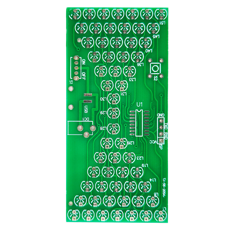 5V elektroniczna klepsydra zestaw do samodzielnego montażu śmieszne zestawy do produkcji elektrycznej precyzyjne z lampami LED dwuwarstwowa płytka PCB 84*40mm