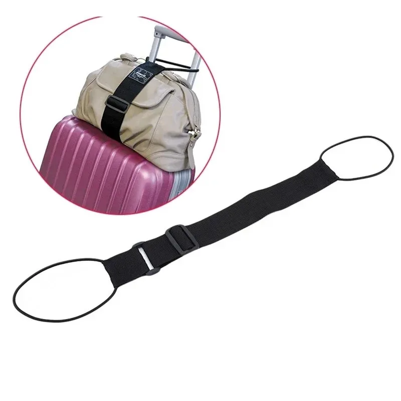 Tracolla regolabile per bagagli, tracolla elastica, cintura di sicurezza da viaggio per bagagli, accessori per bagagli