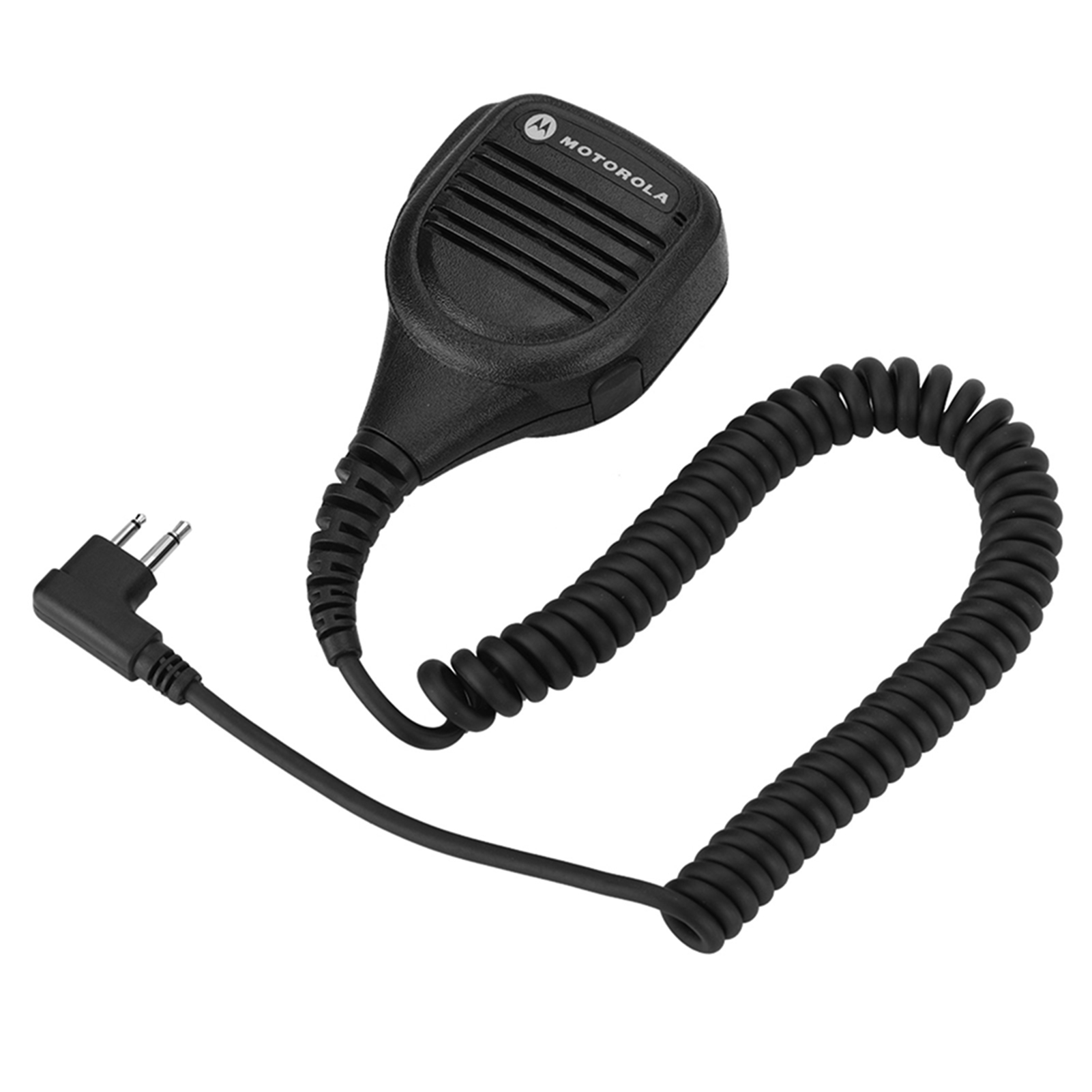 3,5 mm hoofdtelefoonaansluiting luidsprekermicrofoon Walkie talkie radio handmicrofoon met stalen riemclip