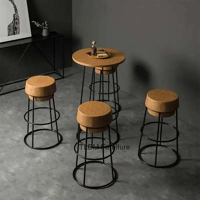 Taburete de Bar Simple, taburetes de Bar nórdico, muebles de mesa de Bar para el hogar, silla de cocina, taburete alto, tienda de ropa, taburete de fotos, silla moderna