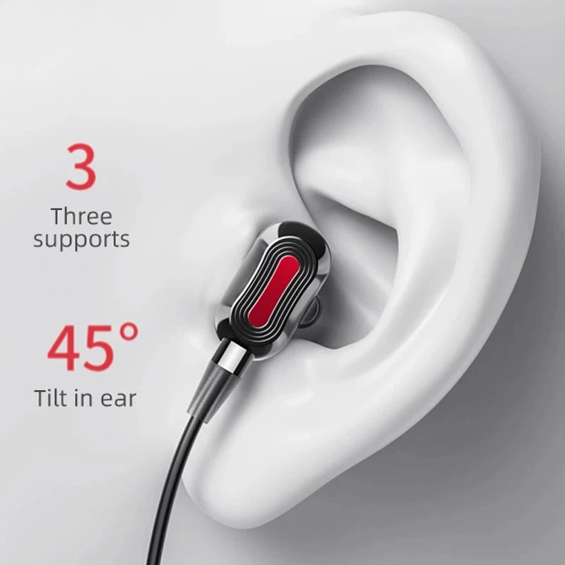 Lenovo-auriculares inalámbricos HE05 Pro TWS, cascos deportivos con Bluetooth 5,0, cancelación de ruido, banda para el cuello, micrófono impermeable, originales