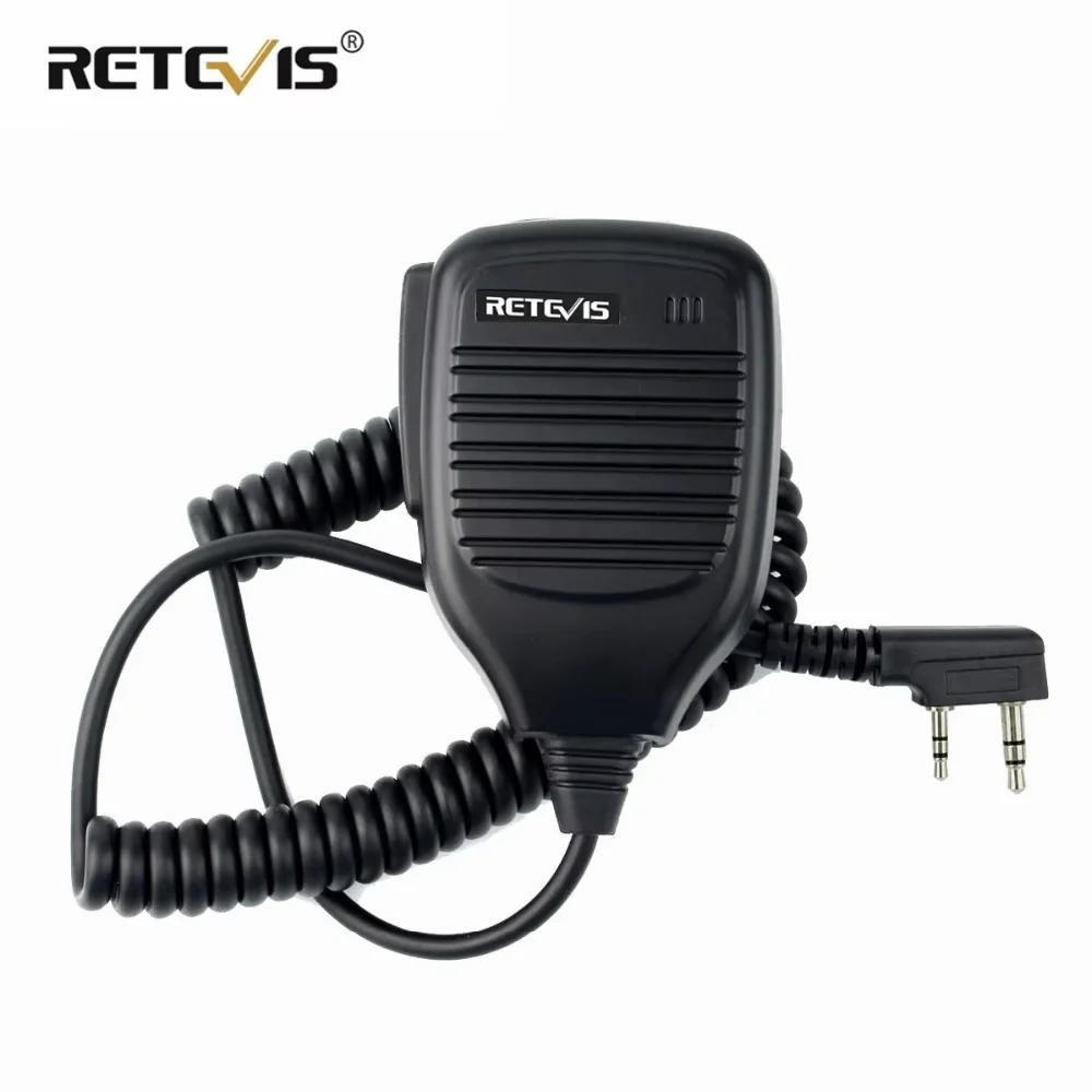 Retevis HK001 Ручной динамик Walkie Talkie Микрофон PTT MIC Радио для Retevis RB619 H777 Baofeng UV 5R Quansheng UV K5