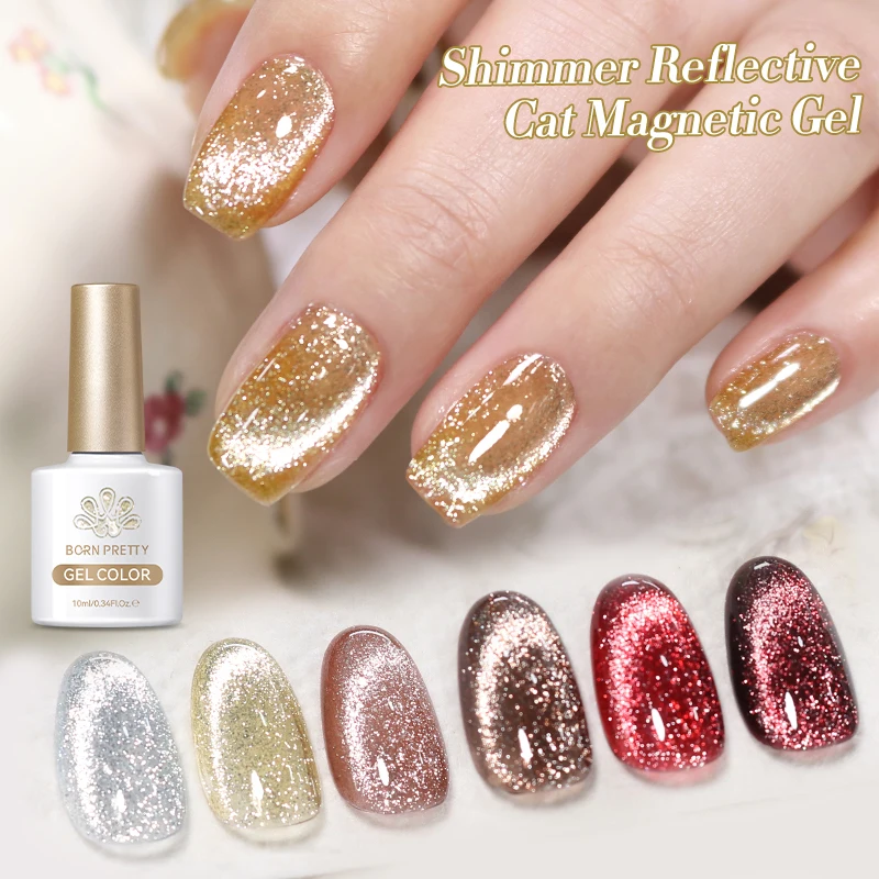 BORN PRETTY HEMA TPO FREE 117 Colors Cat Magnetic Gel Nail Polish 10ml Full Coverage Varnis Semi Permanent Super Gorgeous Nails