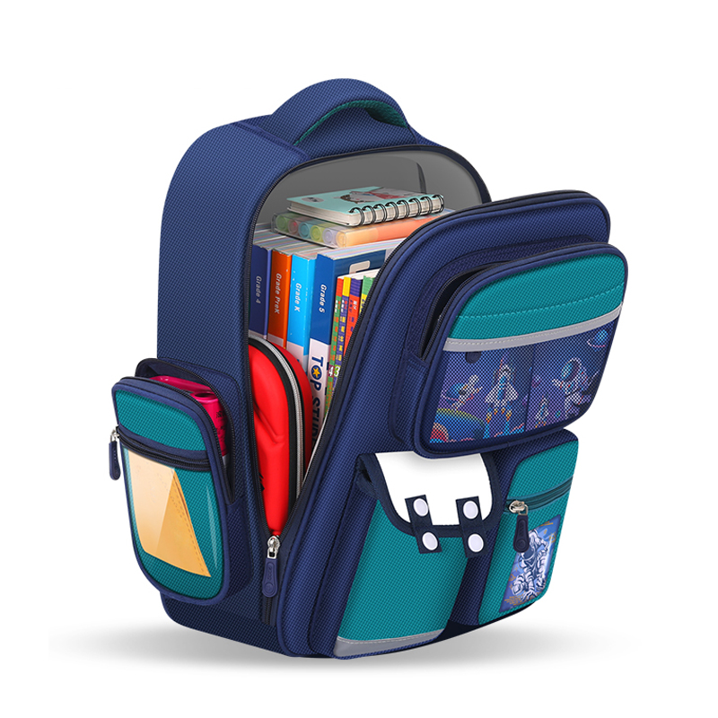 人間工学に基づいたビジュアルのランドセル,6〜13歳の子供用の背骨の保護