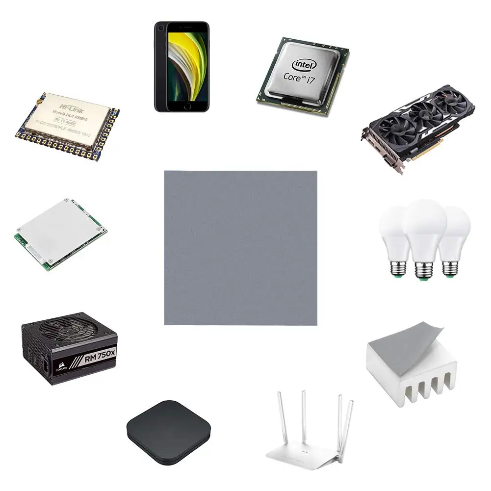 Upsiren OEM 16/18/21 Wát/mét. K GPU CPU Tản Nhiệt Làm Mát Dẫn Điện Miếng Lót Silicone Chất Lượng Cao Ban Đầu Xác Thực Nhiệt Miếng Lót