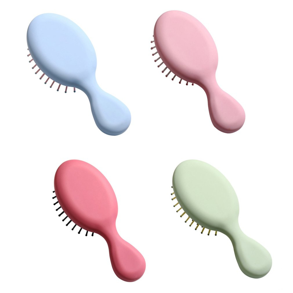 1PC 素敵なミニポータブルヘッド頭皮マッサージエアクッションコーム理髪ストレートカーリーヘアコーム女性ヘアブラシスタイリングツール