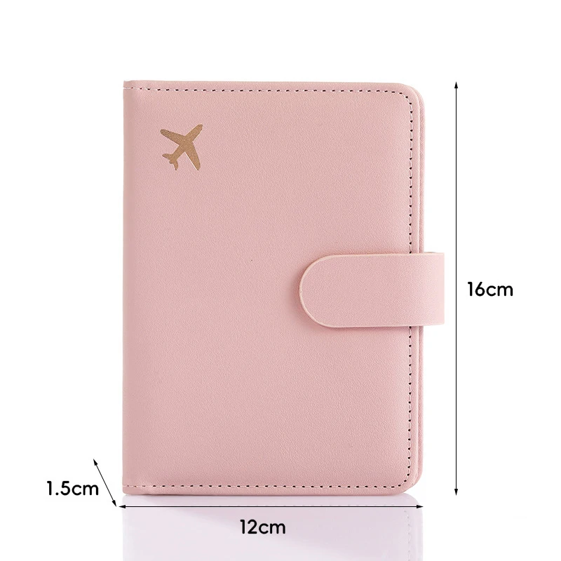 กระเป๋าเก็บหนังสือเดินทางมัลติฟังก์ชั่นกระเป๋าสตางค์ Multi-Layer Card หนังฝาครอบป้องกันเอกสารแบบพกพาคลิปเก็บหนังสือเดินทาง