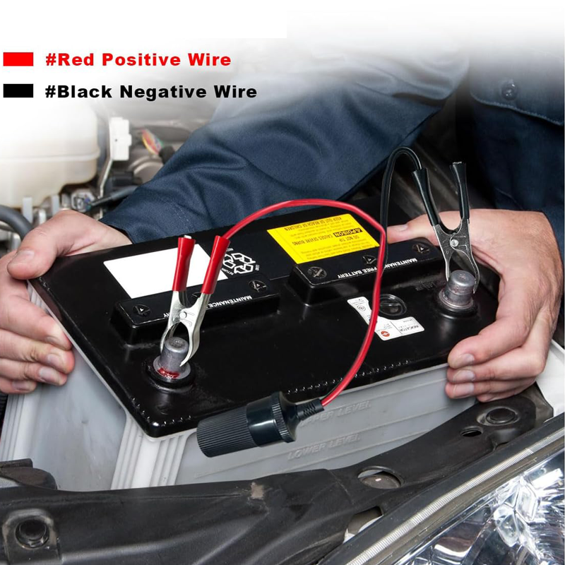 12V Auto Batterij Terminal Klem Vrouwelijke Batterijen Socket Plug Sigarettenaansteker Adapter Vrachtwagen Trailer Motorfiets Accessoires