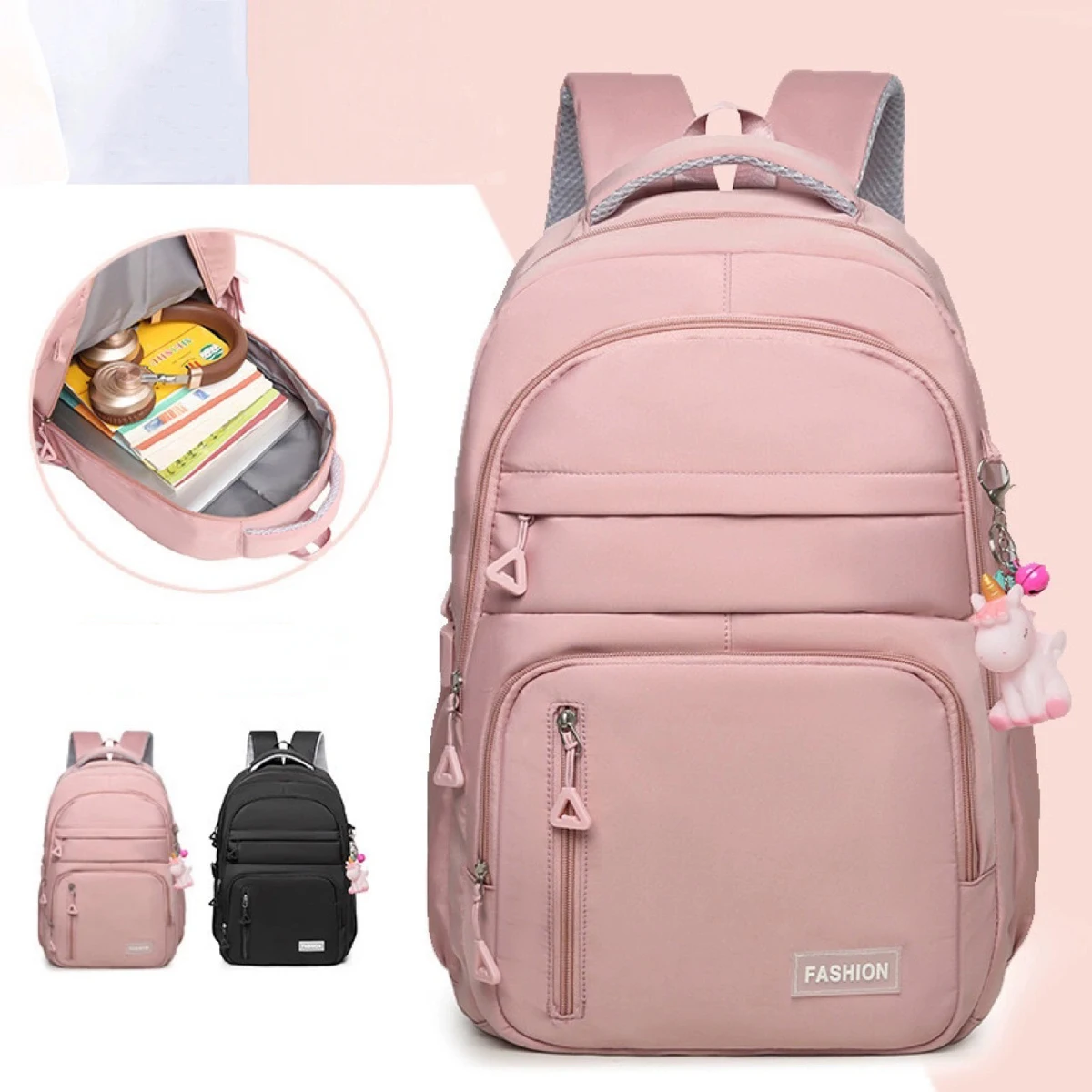 Nuevo Bolsa de columna ligera para estudiantes universitarios de gran capacidad, mochila para amantes de los viajes y deportes al aire libre, con bolsillo interior para ordenador