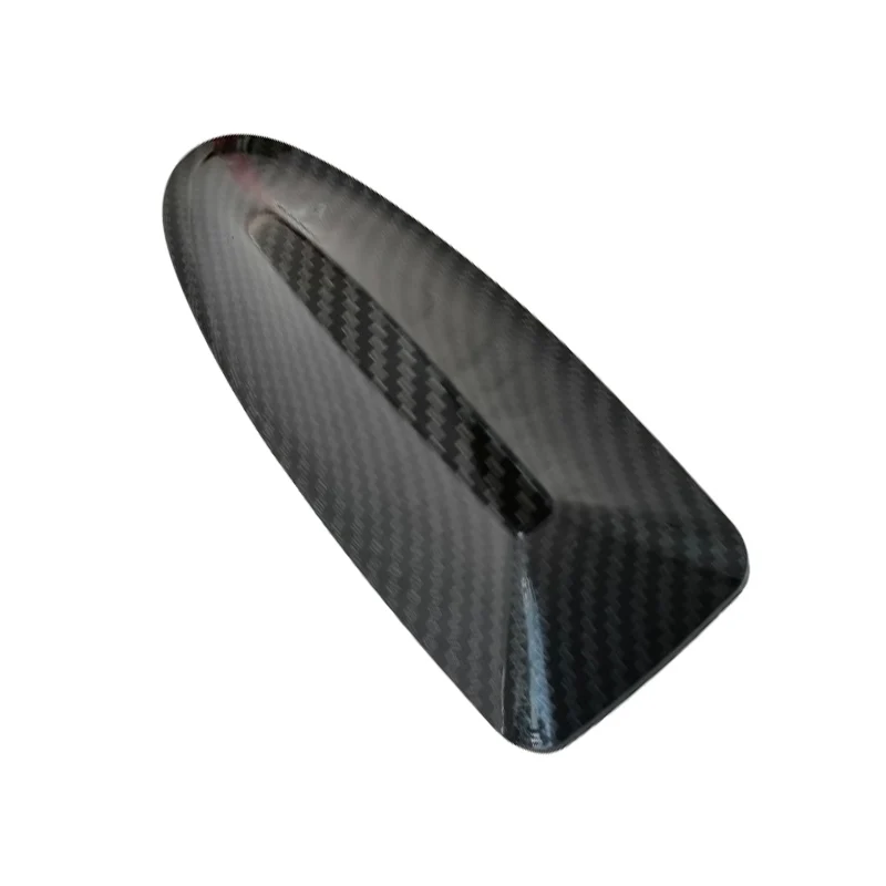 Neue Universal Carbon Look Auto Dach Top Mount Shark Fin Antenne Antenne Topper Auto Radio AM FM Antenne Signal Verstärker