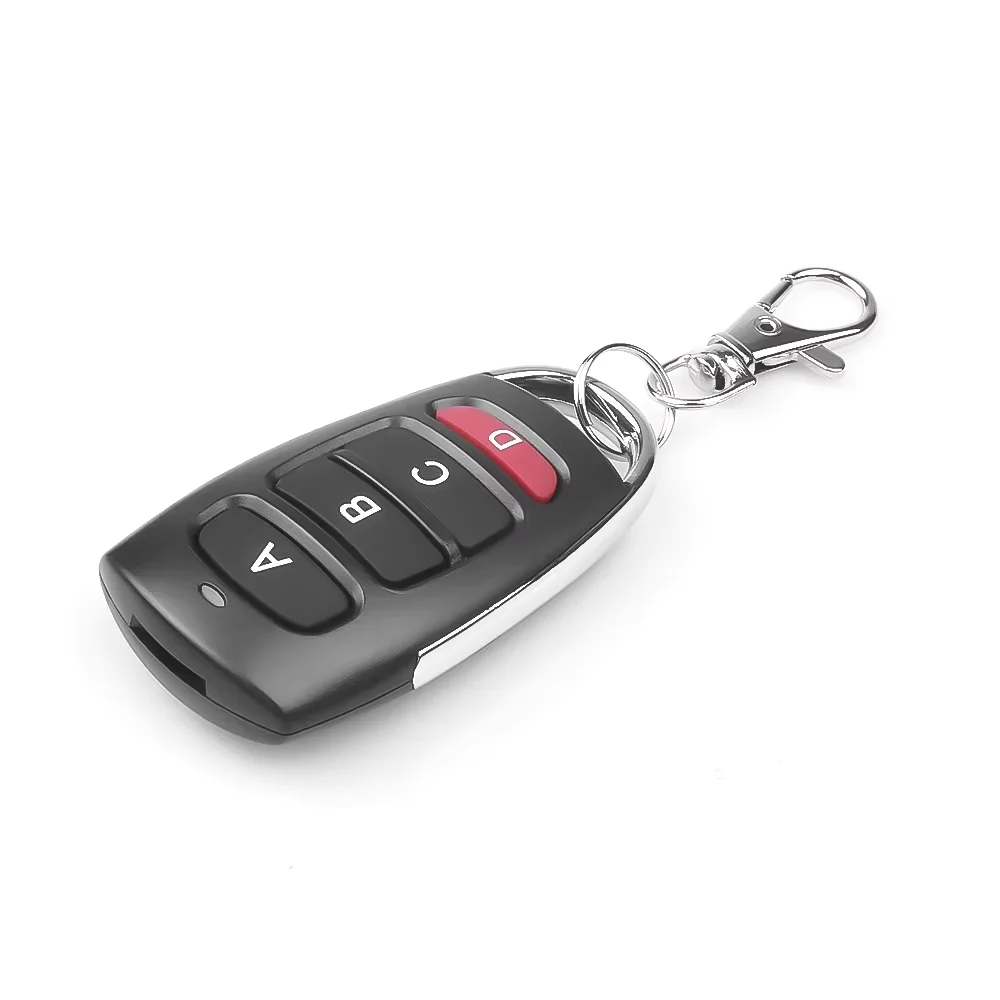 HOMEFISH 2TYPE RF Remote Control Key 433mhz Transmitter Cloning Duplicated Copy Learning Fix Code for Electric Garage Door Car