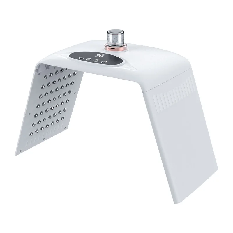 ใหม่พับหน้ากาก LED 7 สี PDT เย็น NANO อาหารเสริมสเปรย์ Spectrometer เครื่องมือความงาม Facial Mask Machine Salon Home Use