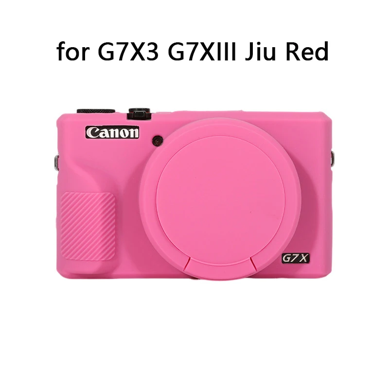 Funda de goma de silicona suave para cámara Canon G7X Mark II III G7XII G7X2 G7XIII G7X3, cubierta protectora a prueba de golpes