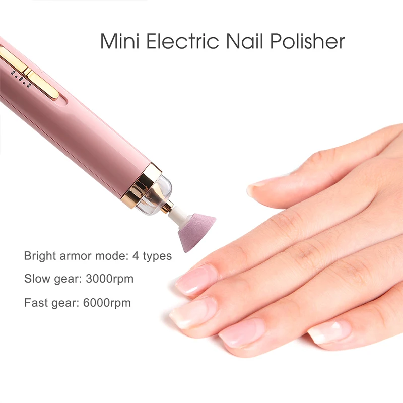 5 in 1電動ネイルポリッシュドリルマシン,ポータブル,ミニ,マニキュア,ペンツール,ジェルリムーバー