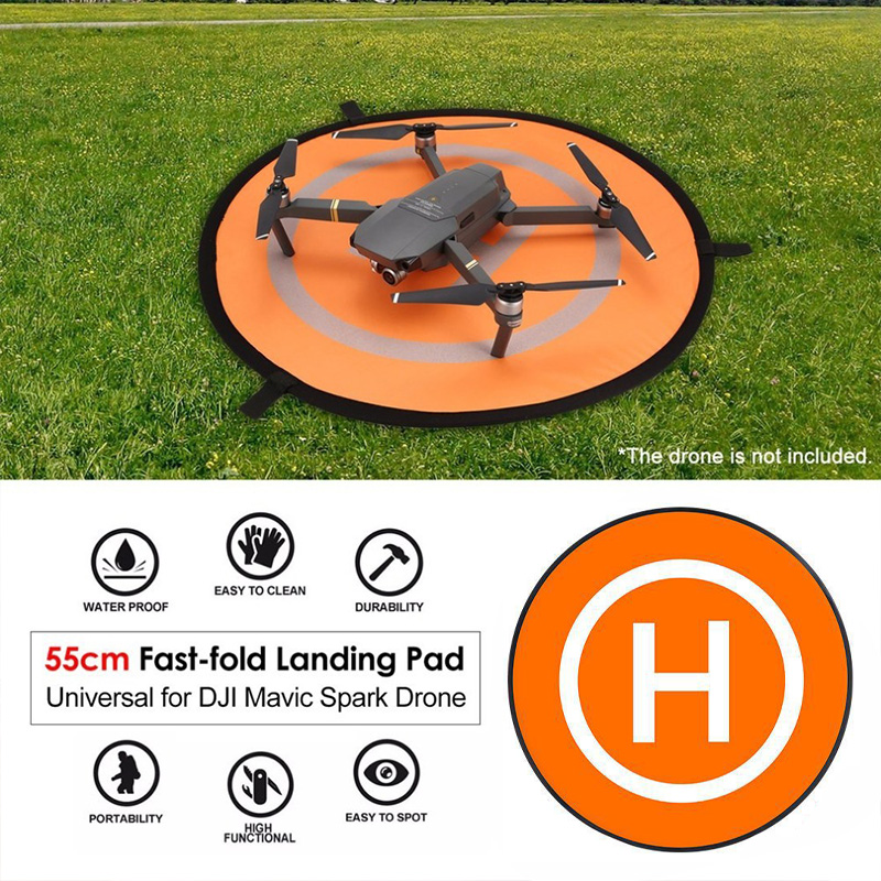 Drone Quadcopters Accessori Universale 55 cm Pieghevole Landing Pad RC Dron Mat Quadcopter Parcheggio Grembiule Grembiule Pad
