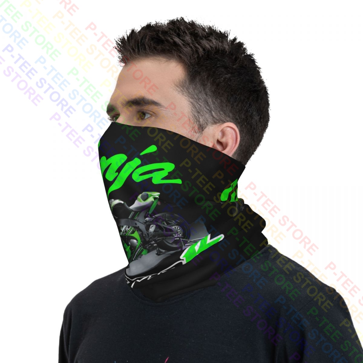Wsbk Ninja Zx-10R & Zx-10Rr cuello polaina Bandana bufanda máscara facial Suave Anti-uv deportes al aire libre