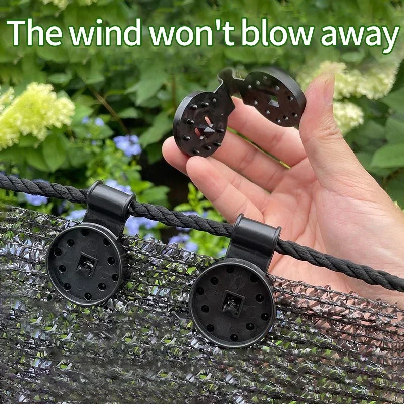 5-200pcs Awning Plastic Clips Outdoor Shade Cloth Net Clip Camping Garden Tools Garden Buildings Fence Net Fix Clamp Awning Hook