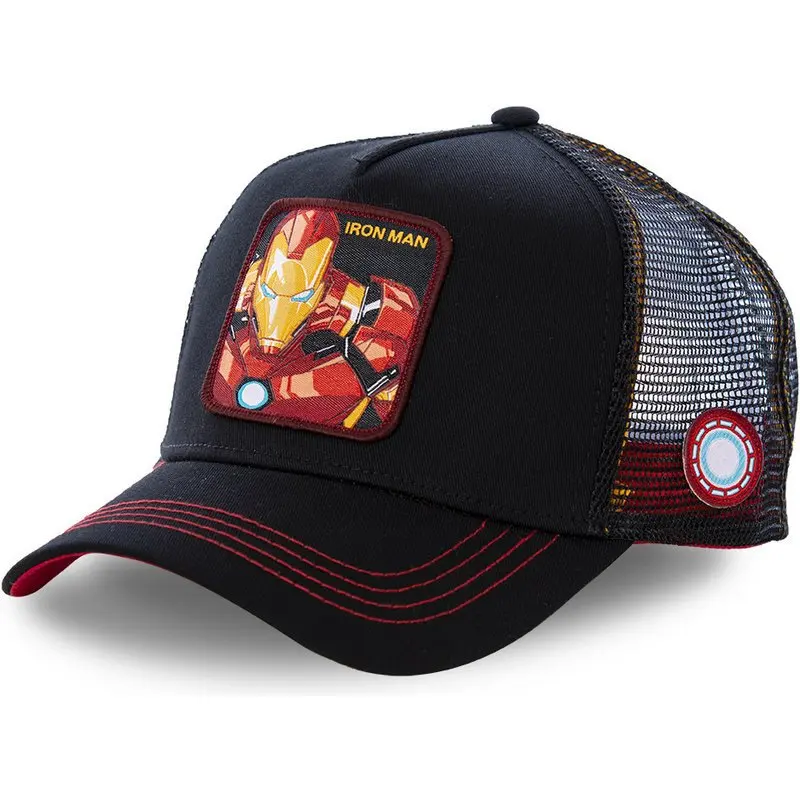 고품질 마블 모든 스타일 애니메이션 만화 Snapback 코튼 야구 모자 남자 여자 힙합 아빠 메쉬 트럭 모자 Dropshipping